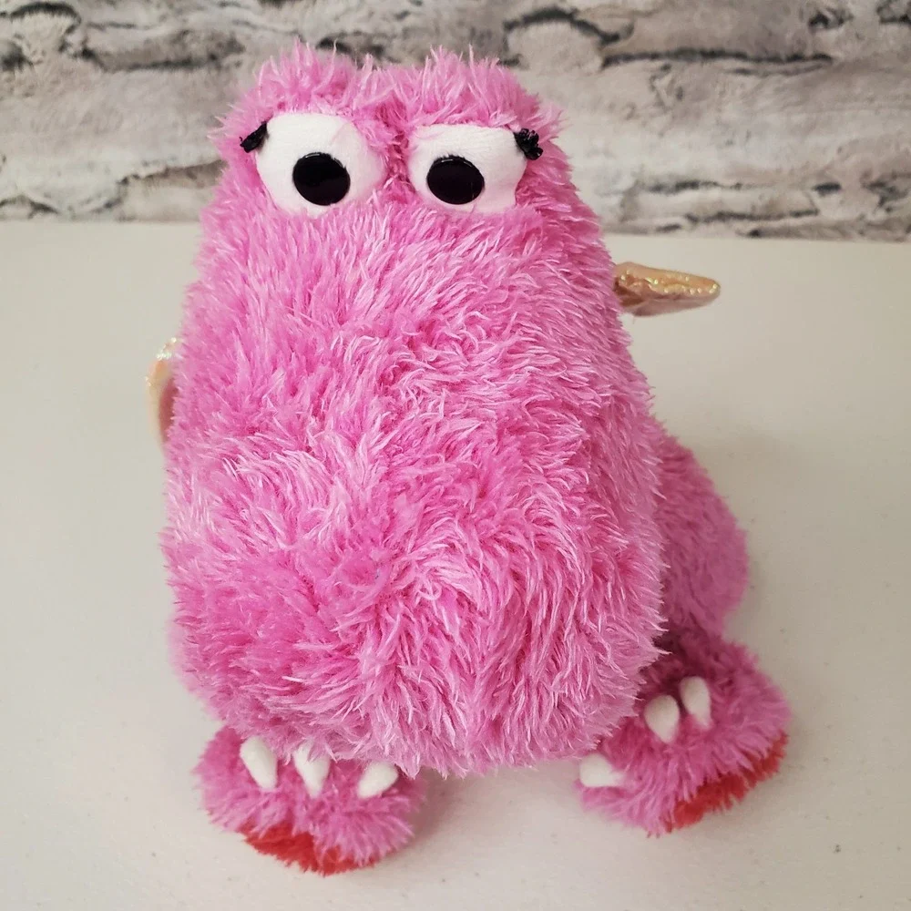 Hallmark Bernice Pink Dragon Sound & Motion Singing Stuffed Plush Wings Move